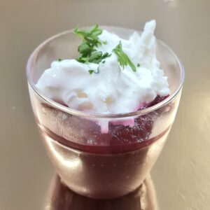 Verrine Betterave & Burrata - 6 pièces