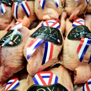 Cailles farcies avec un ruban français