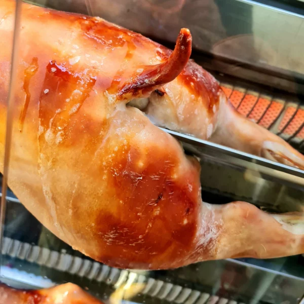 Cochon de lait sur broche