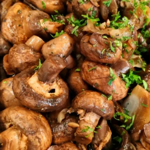 Champignons cuits (sautés)