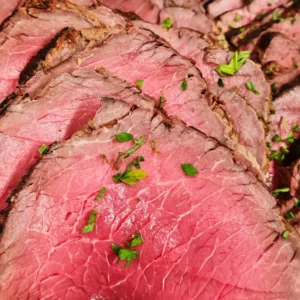 Fines tranches de roast beef
