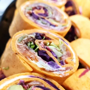 Petits wraps roulés végétariens